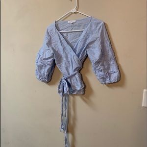 Wrap Around Work Blouse